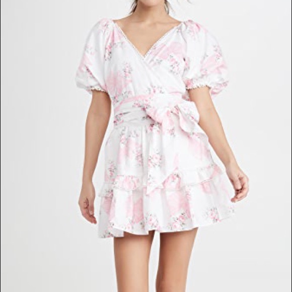 LoveShackFancy Zelle Dress Size 10 - Picture 2 of 3